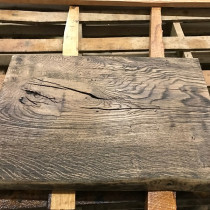 Altholz-Stil, Baumscheibe, Waschtisch, Tischplatte, BROWN, STRUKTUR, Eiche, Baumkante 150x50x4,5cm